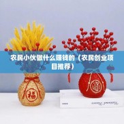 农民小伙做什么赚钱？5种适合农村年轻人的致富途径