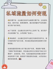 私域流量很重要，电商尽头是私域，如何做好私域变现？