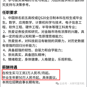 基金公司高薪招聘_私募实习生月薪2万_投资与理财的专科月薪