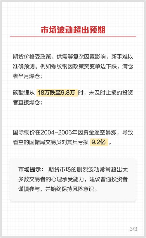 期货交易风险_期货市场风险_市场风险期货交易